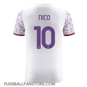 Fiorentina Nicolas Gonzalez #10 Replik Auswärtstrikot 2023-24 Kurzarm